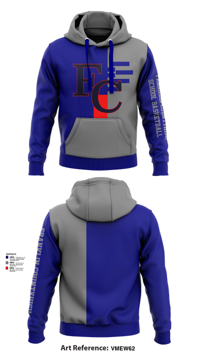 Franklin County High School Basketball 46854116 Hoodie - 53