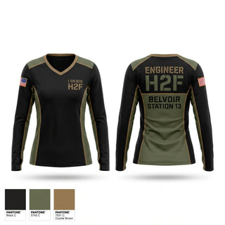 Old School Cotton Feel Shirt, 1 EN BDE H2F, Army, Teamtime, Team time, sublimation, custom sports apparel, team uniforms, spirit wear, spiritwear, sports uniforms, custom shirts, team store, custom team store, fundraiser sports, apparel fundraiser