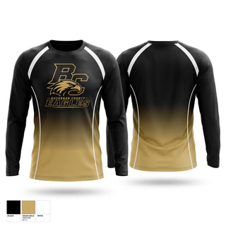 Long Sleeve Performance Shirt, Buchanan County Eagles, Baseball, Teamtime, Team time, sublimation, custom sports apparel, team uniforms, spirit wear, spiritwear, sports uniforms, custom shirts, team store, custom team store, fundraiser sports, apparel fundraiser