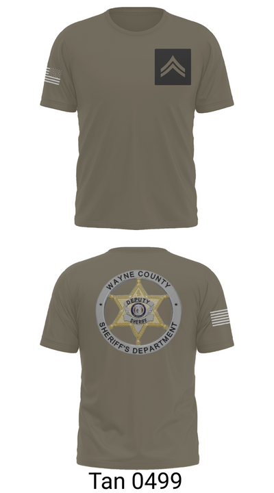 Wayne County Sheriff’s Department 8145507 Short Sleeve Performance Shirt - 72