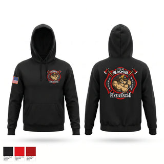 Hoodie, Oldsmar Fire Rescue, Fire Department, Teamtime, Team time, sublimation, custom sports apparel, team uniforms, spirit wear, spiritwear, sports uniforms, custom shirts, team store, custom team store, fundraiser sports, apparel fundraiser