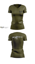 Tactical Miami Training 305 93040527 Women's Short Sleeve V-neck Shirt - 2