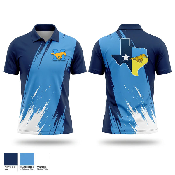 Short Sleeve Performance Polo, Mustangs, Wrestling, Teamtime, Team time, sublimation, custom sports apparel, team uniforms, spirit wear, spiritwear, sports uniforms, custom shirts, team store, custom team store, fundraiser sports, apparel fundraiser