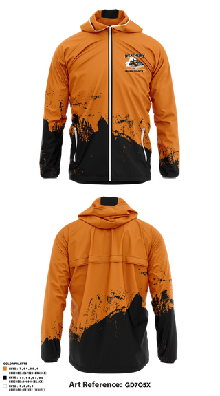 Windbreaker, Weatherly Wreckers Cross Country, Cross Country, Teamtime, Team time, sublimation, custom sports apparel, team uniforms, spirit wear, spiritwear, sports uniforms, custom shirts, team store, custom team store, fundraiser sports, apparel fundraiser