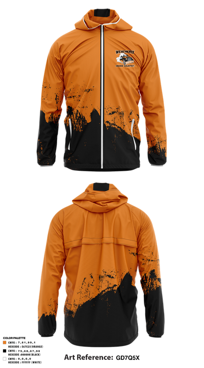 Weatherly Wreckers Cross Country 59450134 Windbreaker - 1