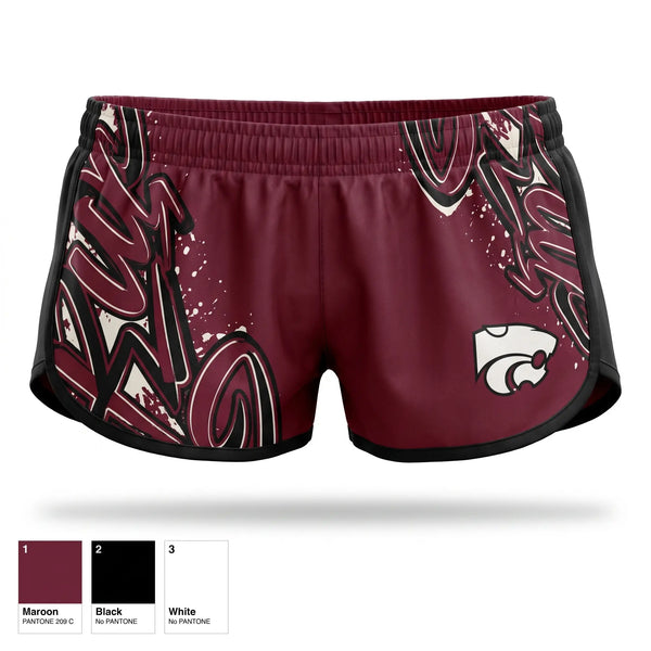 Womens Shorts, Whitehouse Wildcats, , Teamtime, Team time, sublimation, custom sports apparel, team uniforms, spirit wear, spiritwear, sports uniforms, custom shirts, team store, custom team store, fundraiser sports, apparel fundraiser