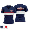 Noble County Emergency Services Women's Short Sleeve V-neck Shirt - 1