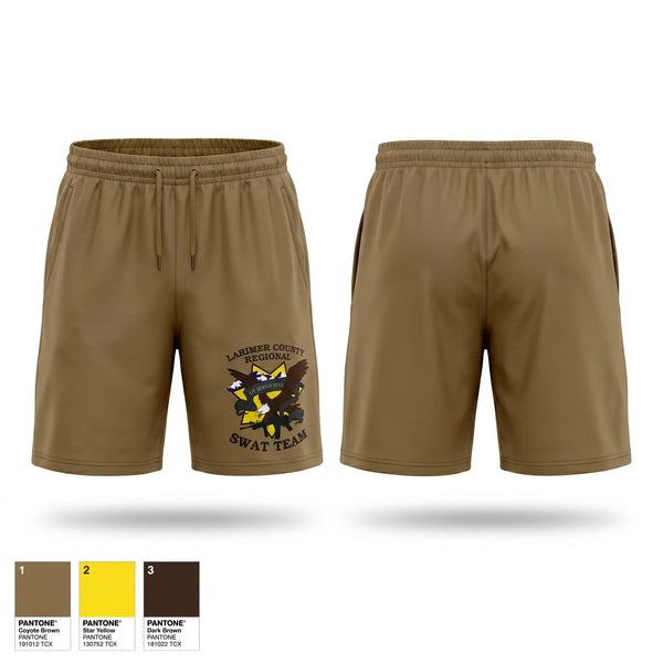 Athletic Shorts With Pockets, Larimer County Swat, Police, Teamtime, Team time, sublimation, custom sports apparel, team uniforms, spirit wear, spiritwear, sports uniforms, custom shirts, team store, custom team store, fundraiser sports, apparel fundraiser