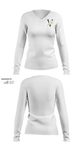Varina 17264070 Women's Long Sleeve Rash Guard V-neck Shirt - 22