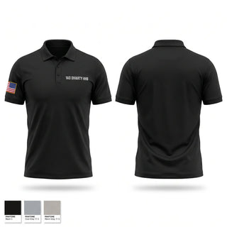 Short Sleeve Performance Polo, 1AD DIVARTY HHB, Army, Teamtime, Team time, sublimation, custom sports apparel, team uniforms, spirit wear, spiritwear, sports uniforms, custom shirts, team store, custom team store, fundraiser sports, apparel fundraiser