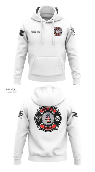 Hoodie, Gallatin Fire Department Station 4, Fire Department, Teamtime, Team time, sublimation, custom sports apparel, team uniforms, spirit wear, spiritwear, sports uniforms, custom shirts, team store, custom team store, fundraiser sports, apparel fundraiser