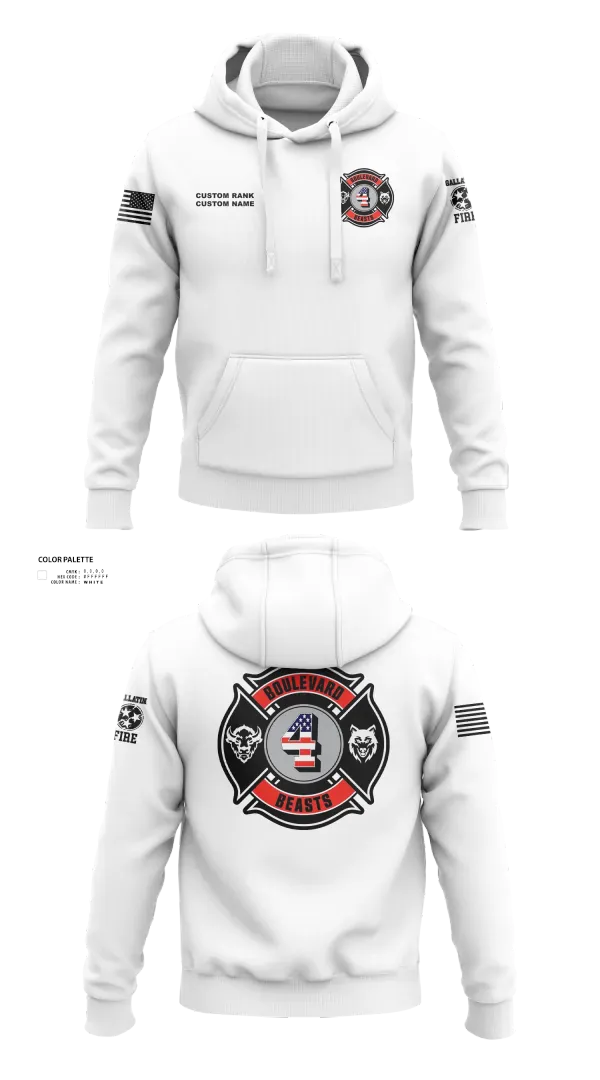 Hoodie, Gallatin Fire Department Station 4, Fire Department, Teamtime, Team time, sublimation, custom sports apparel, team uniforms, spirit wear, spiritwear, sports uniforms, custom shirts, team store, custom team store, fundraiser sports, apparel fundraiser