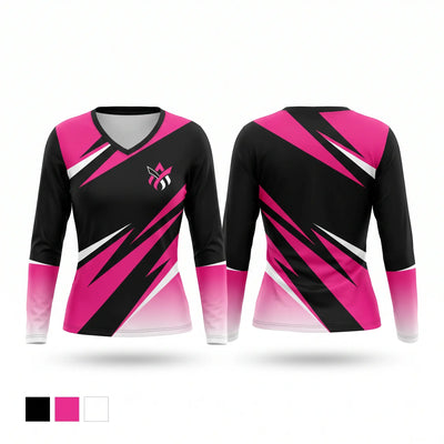 Rosedale Elite Women's Long Sleeve V-neck Shirt - 1