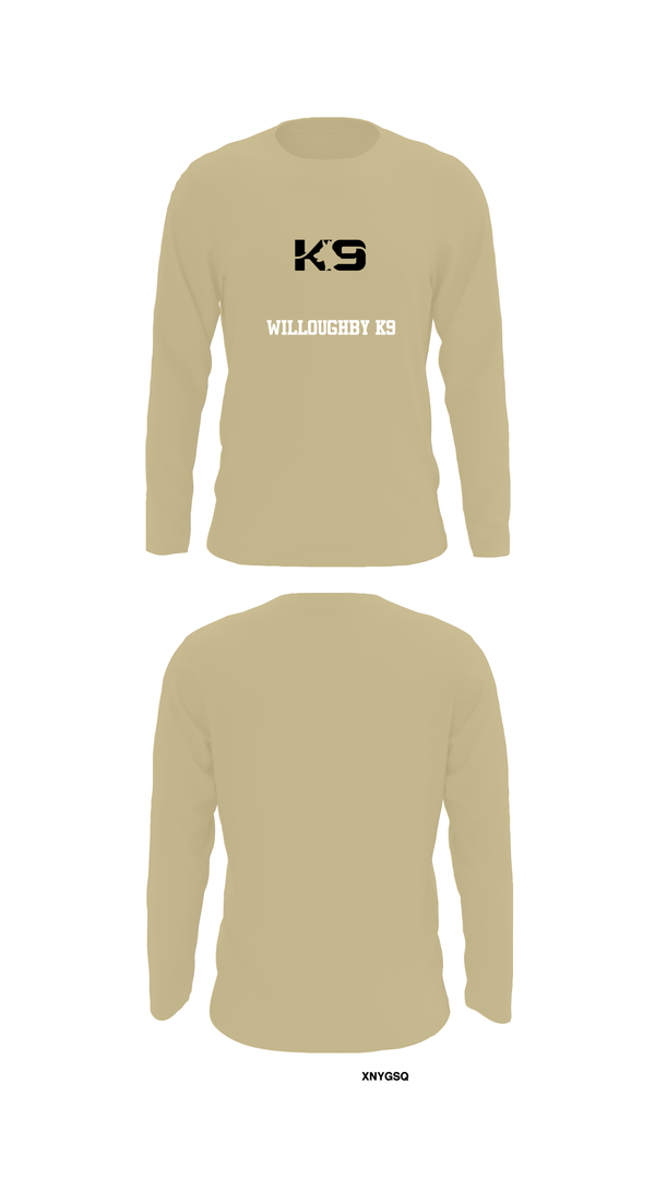 Long Sleeve Performance Shirt, Willoughby K9, Police, Teamtime, Team time, sublimation, custom sports apparel, team uniforms, spirit wear, spiritwear, sports uniforms, custom shirts, team store, custom team store, fundraiser sports, apparel fundraiser