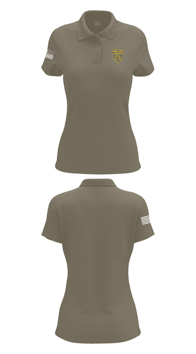 Hammonton Police 88438109 Women's Short Sleeve Performance Polo  - 71