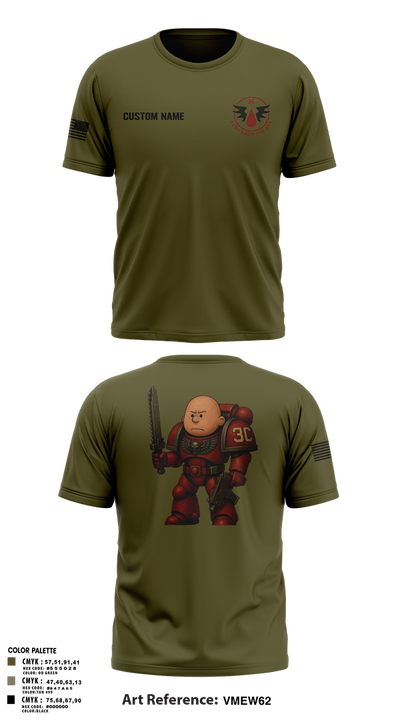 3rd Platoon, CCo, 1-508th PIR Old School Cotton Feel Shirt - 23