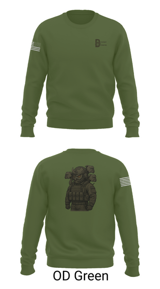 Crew Neck Sweatshirt, Deployment & Distribution Flight, , Teamtime, Team time, sublimation, custom sports apparel, team uniforms, spirit wear, spiritwear, sports uniforms, custom shirts, team store, custom team store, fundraiser sports, apparel fundraiser