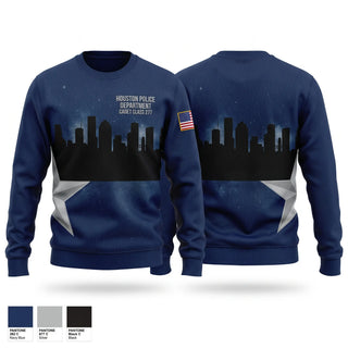 Crew Neck Sweatshirt, Houston Police Department Cadet Class 277, Police, Teamtime, Team time, sublimation, custom sports apparel, team uniforms, spirit wear, spiritwear, sports uniforms, custom shirts, team store, custom team store, fundraiser sports, apparel fundraiser