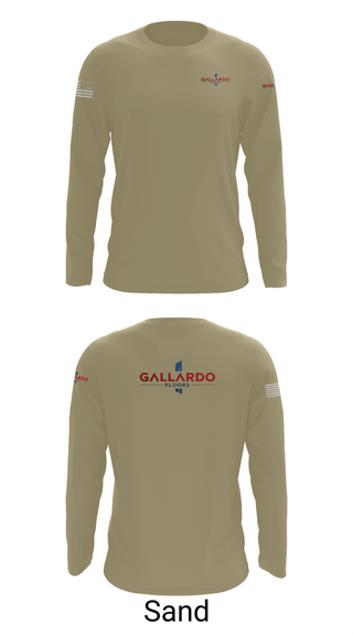 Long Sleeve Performance Shirt, Gallardo Floor’s, Army, Teamtime, Team time, sublimation, custom sports apparel, team uniforms, spirit wear, spiritwear, sports uniforms, custom shirts, team store, custom team store, fundraiser sports, apparel fundraiser
