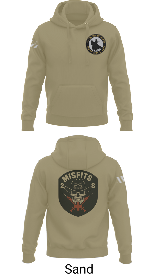 Hoodie, 2-8 Cav, HHC, Medic Platoon, , Teamtime, Team time, sublimation, custom sports apparel, team uniforms, spirit wear, spiritwear, sports uniforms, custom shirts, team store, custom team store, fundraiser sports, apparel fundraiser