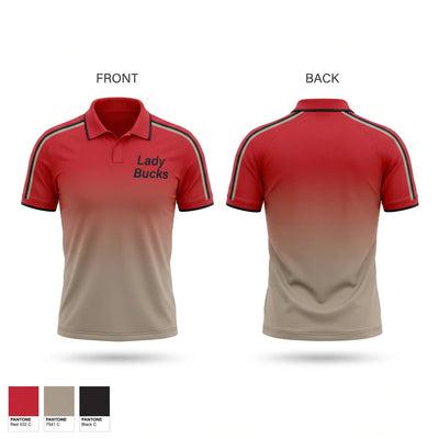 Lady Bucks Short Sleeve Performance Polo - 1