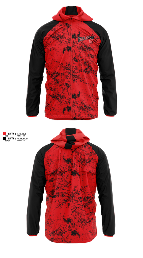 Windbreaker, War Dogs Travel Flag Football, Men's Basketball, Teamtime, Team time, sublimation, custom sports apparel, team uniforms, spirit wear, spiritwear, sports uniforms, custom shirts, team store, custom team store, fundraiser sports, apparel fundraiser
