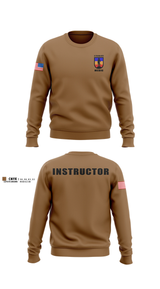 Crew Neck Sweatshirt, 2/254 RTI, Army, Teamtime, Team time, sublimation, custom sports apparel, team uniforms, spirit wear, spiritwear, sports uniforms, custom shirts, team store, custom team store, fundraiser sports, apparel fundraiser