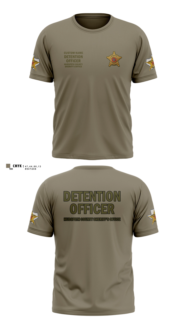 Hudspeth county sheriff office 47128359 Short Sleeve Performance Shirt - 41