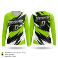 Midwest Destroyers Women's Long Sleeve V-neck Shirt - 1