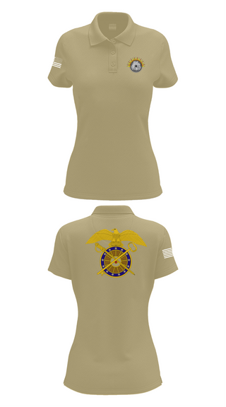 Womens Short Sleeve Performance Polo, Echo company 1-7 ADA, , Teamtime, Team time, sublimation, custom sports apparel, team uniforms, spirit wear, spiritwear, sports uniforms, custom shirts, team store, custom team store, fundraiser sports, apparel fundraiser