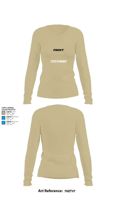 Test3wNoRef 13973891 Women's Long Sleeve V-neck Shirt - 78