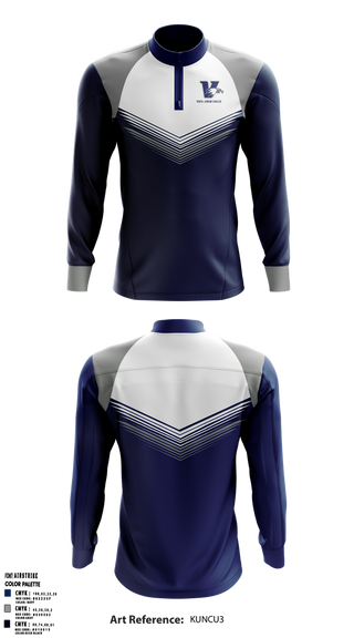 Quarter Zip Jacket, Vista Junior Eagles, , Teamtime, Team time, sublimation, custom sports apparel, team uniforms, spirit wear, spiritwear, sports uniforms, custom shirts, team store, custom team store, fundraiser sports, apparel fundraiser