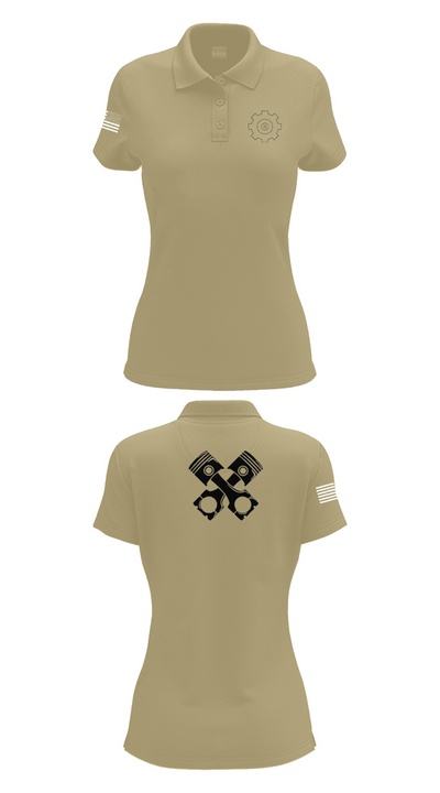 ENGINEMEN 85110741 Women's Short Sleeve Performance Polo  - 90