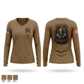Gauntlets Women's Long Sleeve V-neck Shirt - 1