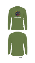 Texas Division 29729645 Long Sleeve Performance Shirt 50