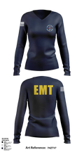 Harrison County Emergency Squad Women's Long Sleeve V-neck Shirt - 5