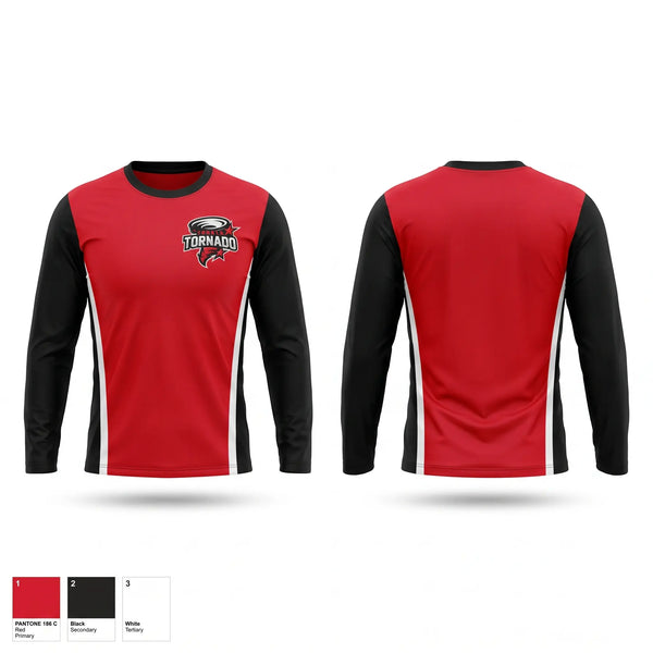 Long Sleeve Performance Shirt, Midwest Rivals Allstar, Cheer, Teamtime, Team time, sublimation, custom sports apparel, team uniforms, spirit wear, spiritwear, sports uniforms, custom shirts, team store, custom team store, fundraiser sports, apparel fundraiser