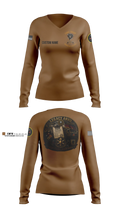 Legacy 3/2 Fury Troop Women's Long Sleeve V-neck Shirt - 103