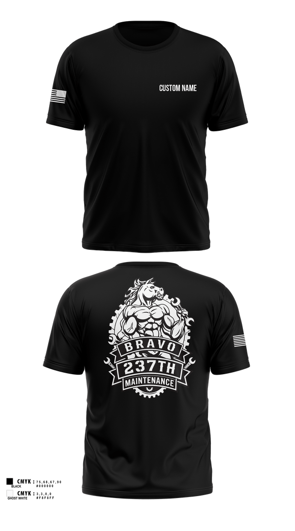 Old School Cotton Feel Shirt, BRAVO 237th BSB, Army, Teamtime, Team time, sublimation, custom sports apparel, team uniforms, spirit wear, spiritwear, sports uniforms, custom shirts, team store, custom team store, fundraiser sports, apparel fundraiser