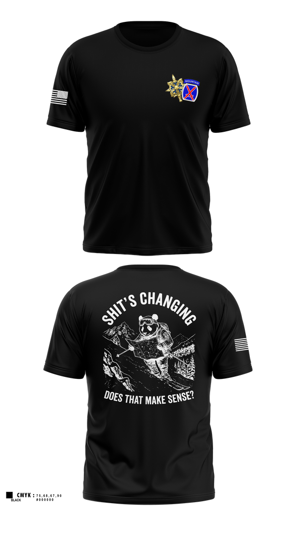 Short Sleeve Performance Shirt, 10th MTN, G2 ACE, Army, Teamtime, Team time, sublimation, custom sports apparel, team uniforms, spirit wear, spiritwear, sports uniforms, custom shirts, team store, custom team store, fundraiser sports, apparel fundraiser