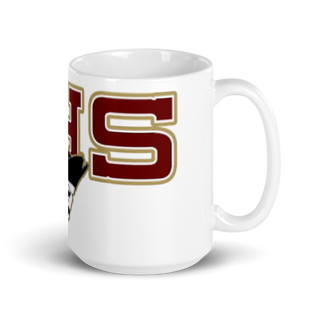 Kingston High School Cheer 38639250 White Glossy Mug - Small