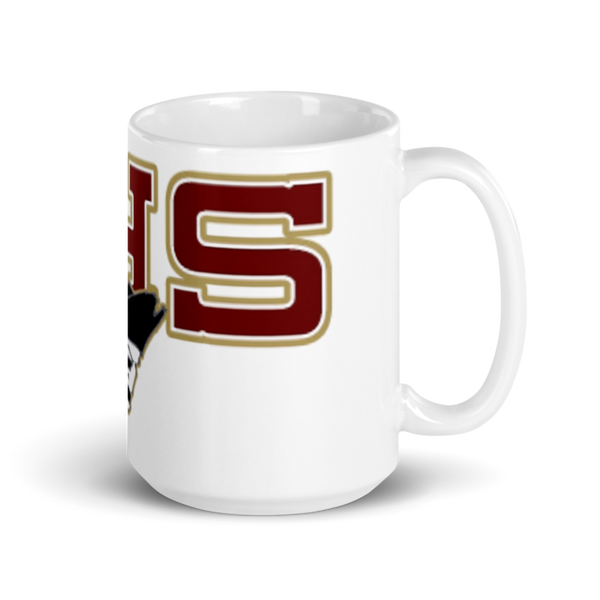Kingston High School Cheer 38639250 White Glossy Mug - Medium
