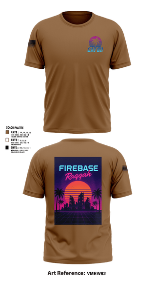 Short Sleeve Performance Shirt, CAT 611, Army, Teamtime, Team time, sublimation, custom sports apparel, team uniforms, spirit wear, spiritwear, sports uniforms, custom shirts, team store, custom team store, fundraiser sports, apparel fundraiser