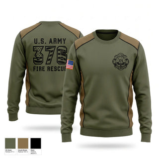 Crew Neck Sweatshirt, 376, Army, Teamtime, Team time, sublimation, custom sports apparel, team uniforms, spirit wear, spiritwear, sports uniforms, custom shirts, team store, custom team store, fundraiser sports, apparel fundraiser