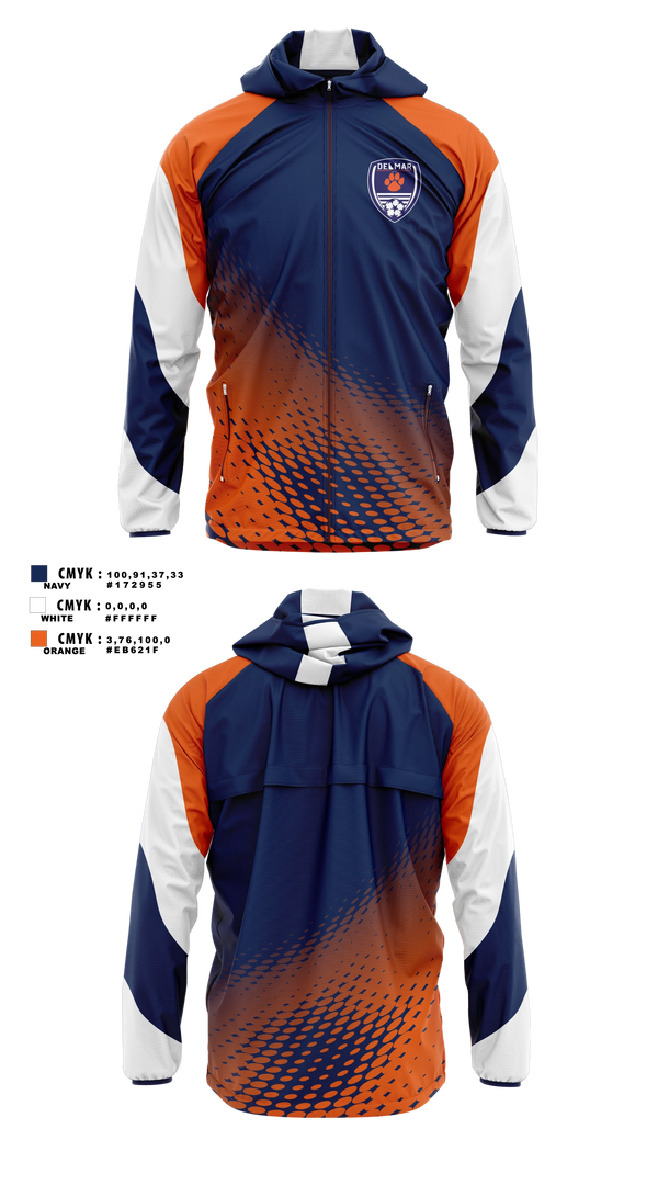 Windbreaker, Delmar, Men's Soccer, Teamtime, Team time, sublimation, custom sports apparel, team uniforms, spirit wear, spiritwear, sports uniforms, custom shirts, team store, custom team store, fundraiser sports, apparel fundraiser