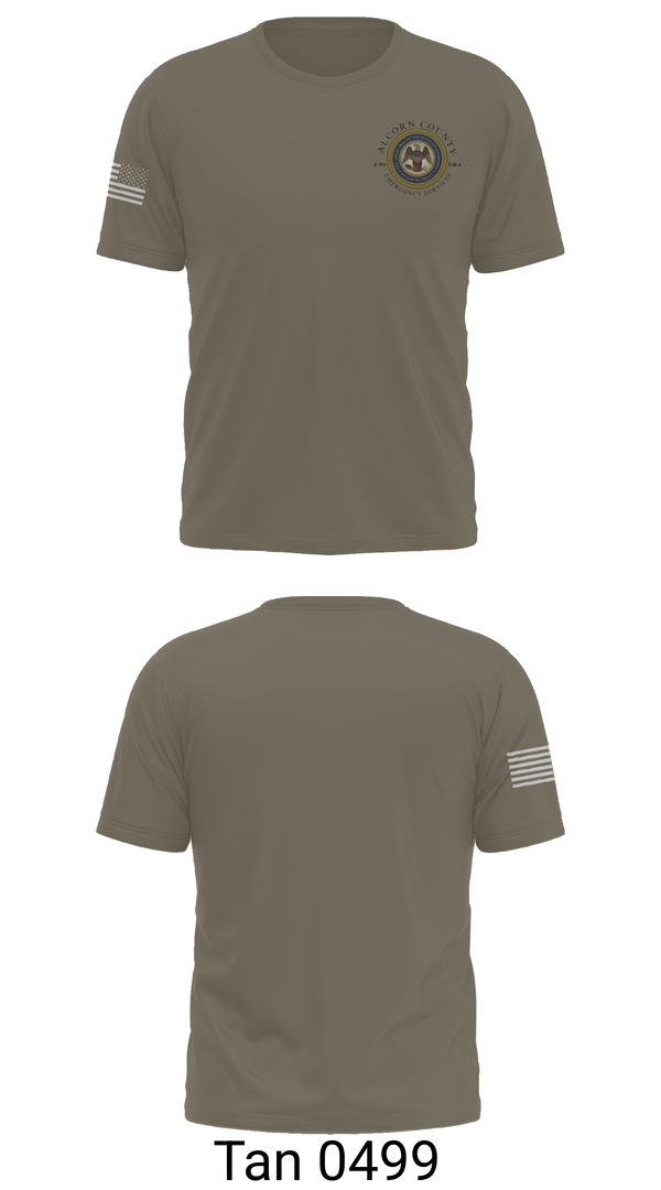 Short Sleeve Performance Shirt, Alcorn County Emergency Services, Fire Department, Teamtime, Team time, sublimation, custom sports apparel, team uniforms, spirit wear, spiritwear, sports uniforms, custom shirts, team store, custom team store, fundraiser sports, apparel fundraiser