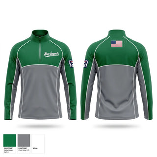 Quarter Zip Jacket, Knox Legends, Baseball, Teamtime, Team time, sublimation, custom sports apparel, team uniforms, spirit wear, spiritwear, sports uniforms, custom shirts, team store, custom team store, fundraiser sports, apparel fundraiser