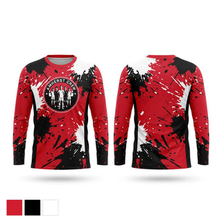 Long Sleeve Performance Shirt, Amherst Crew, Men's Soccer, Teamtime, Team time, sublimation, custom sports apparel, team uniforms, spirit wear, spiritwear, sports uniforms, custom shirts, team store, custom team store, fundraiser sports, apparel fundraiser
