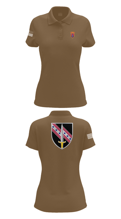 6/54th SFAB 47139955 Women's Short Sleeve Performance Polo  - 14
