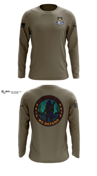 Long Sleeve Performance Shirt, 24TH MDSB, Army, Teamtime, Team time, sublimation, custom sports apparel, team uniforms, spirit wear, spiritwear, sports uniforms, custom shirts, team store, custom team store, fundraiser sports, apparel fundraiser